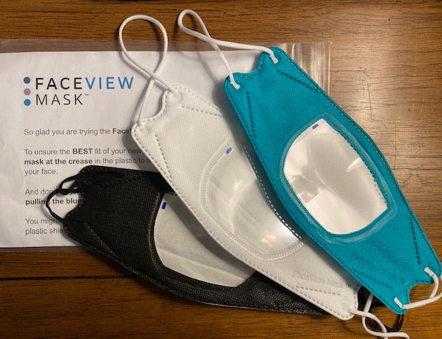FaceView Mask™ - 3-Pack (3 Masks Variety Pack KN95)
